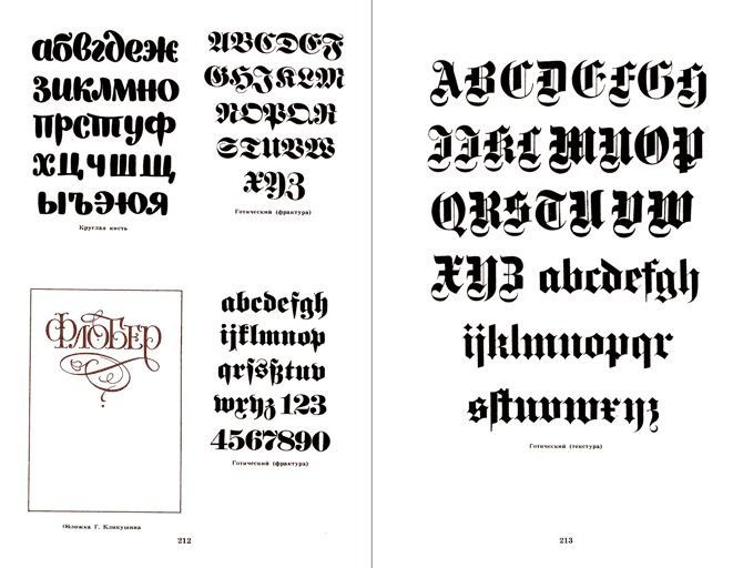 Г. Кликушин "шрифты для художников оформителей"