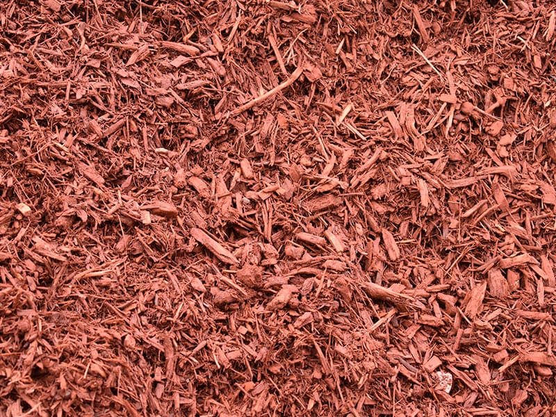 Красная мульча