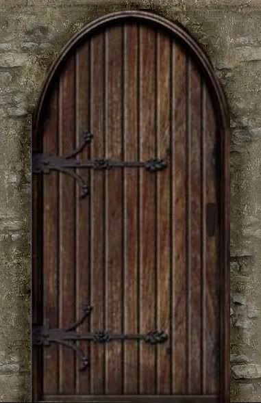 Средневековая дверь