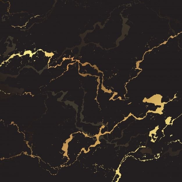 Черный мрамор с золотыми прожилками фон