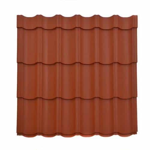 Металлочерепица коричневая