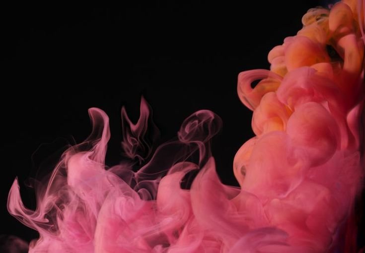 Розовый дым