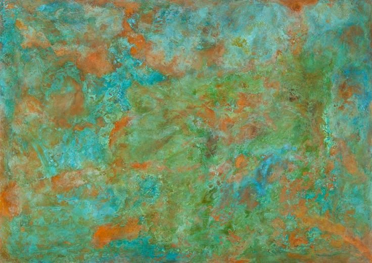 Патина окислившейся меди