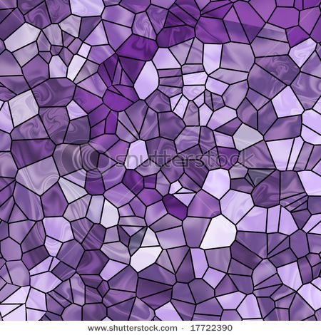Мозаика стеклянная фиолетовая