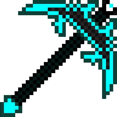 Алмазная кирка в МАЙНКРАФТЕ