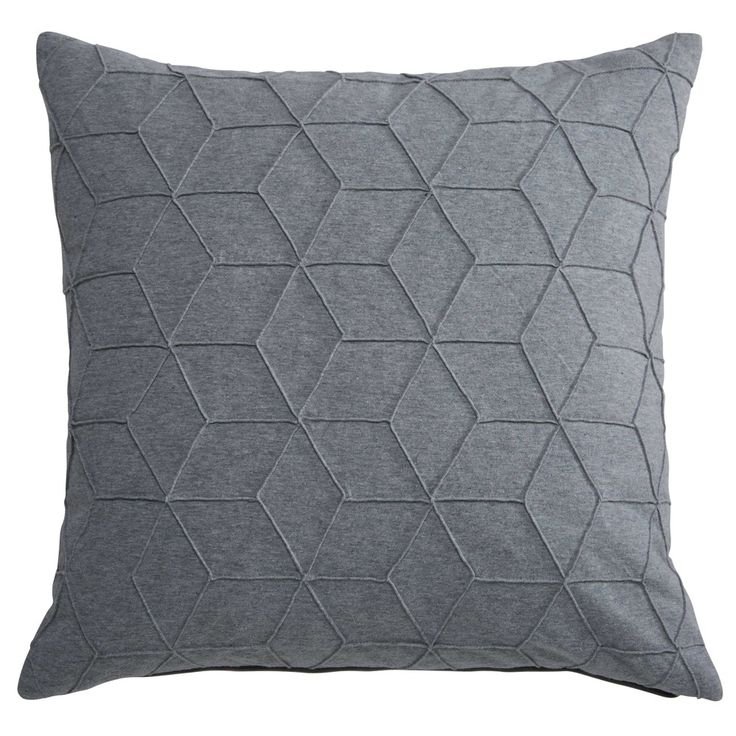 Подушка декоративная серая