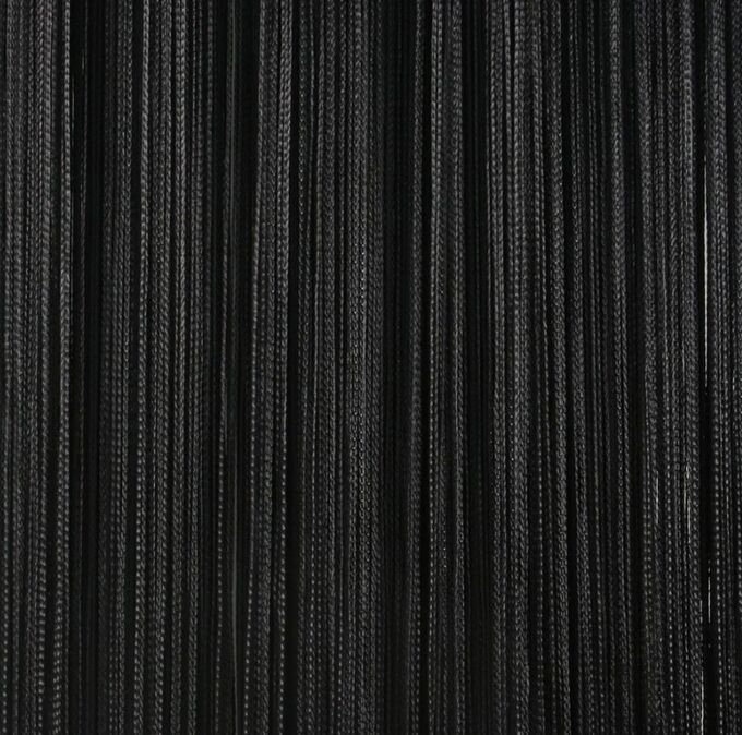Нитяные шторы черные