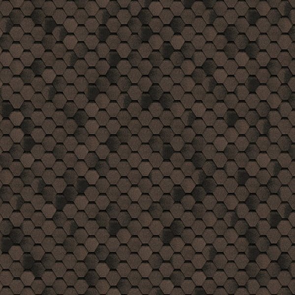 Гибкая черепица Соната коричневая