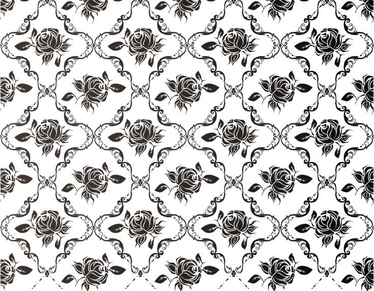 Черно белые узоры
