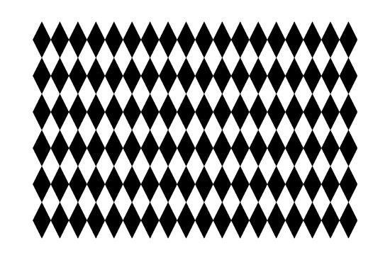 Черно белые ромбики