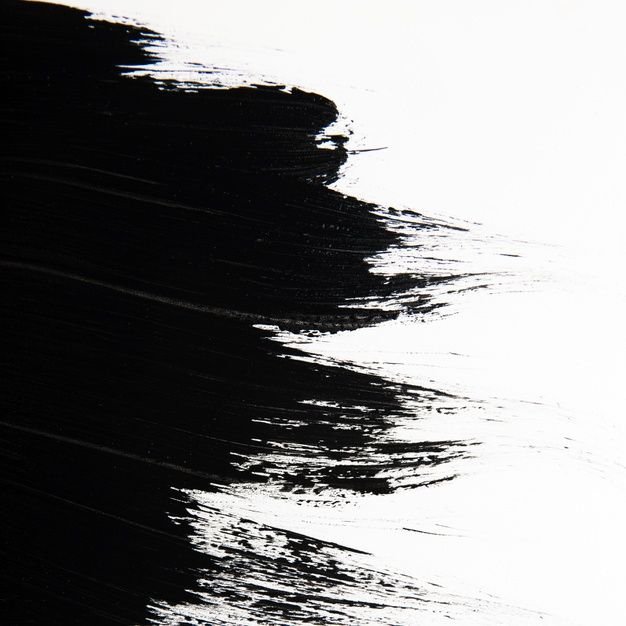 Мазок кисти черный