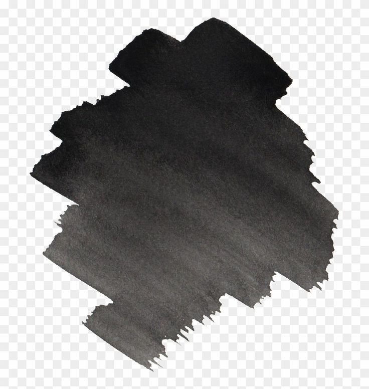 Мазки черной краски