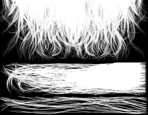 Текстура волос бороды