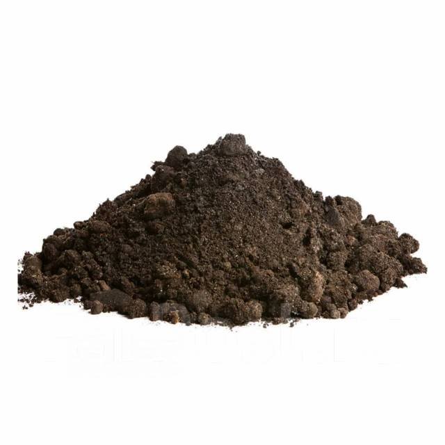 Почва на белом фоне