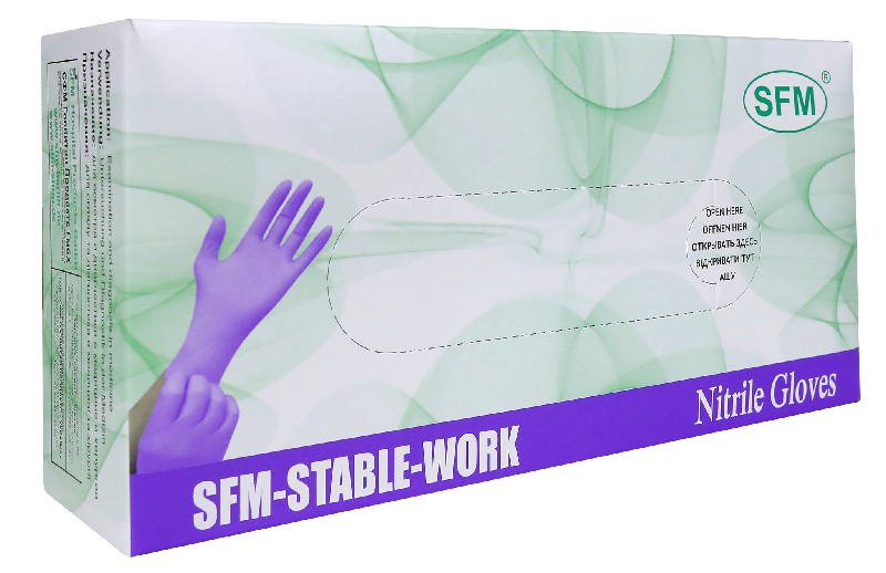 Перчатки SFM Supersoft нитриловые