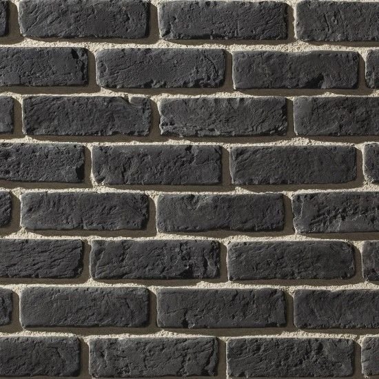 Декоративный кирпич черный