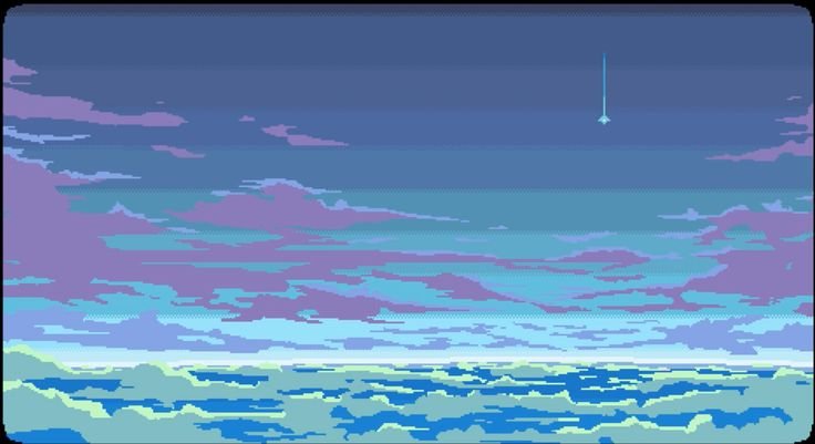 Пиксельное небо