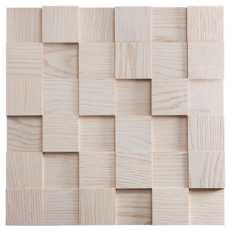Деревянные квадратные панели