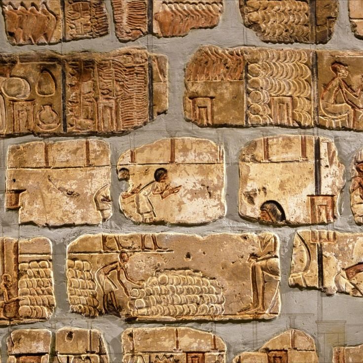 Сырцового кирпича сооружение в древнем Египте