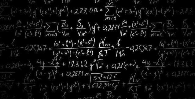 Формулы на большой доске