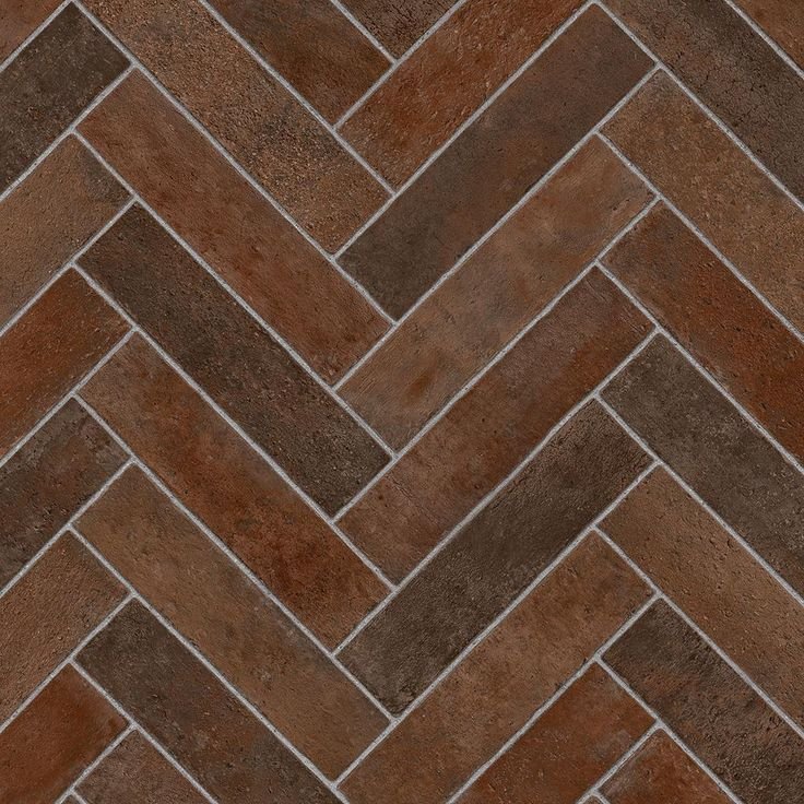 Клинкерная плитка елочкой