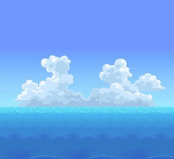 Пиксельное небо