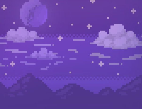 Небо Звёздное пиксельный