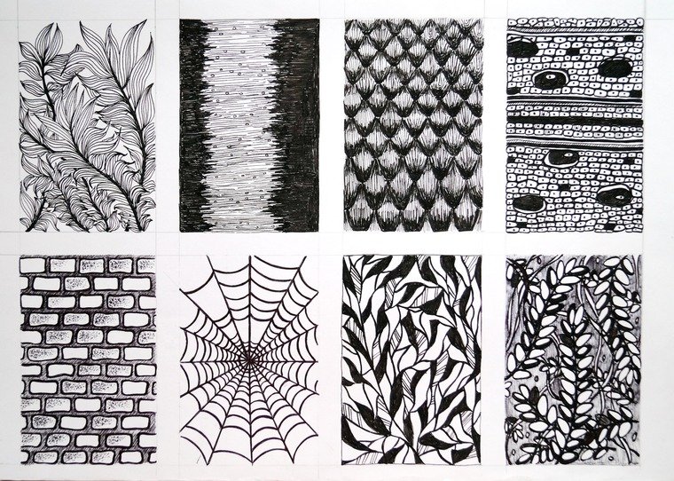 Фактура в декоративной композиции