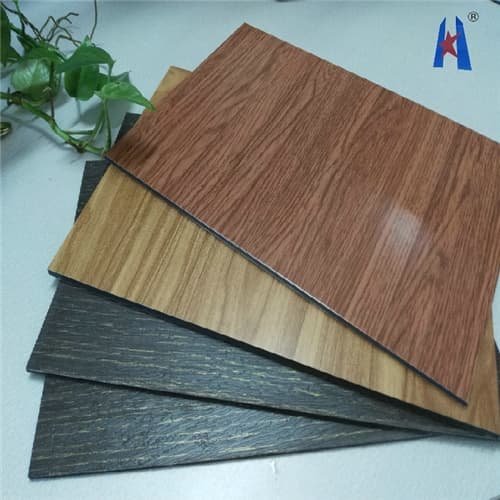 Алюминиевый композит под дерево