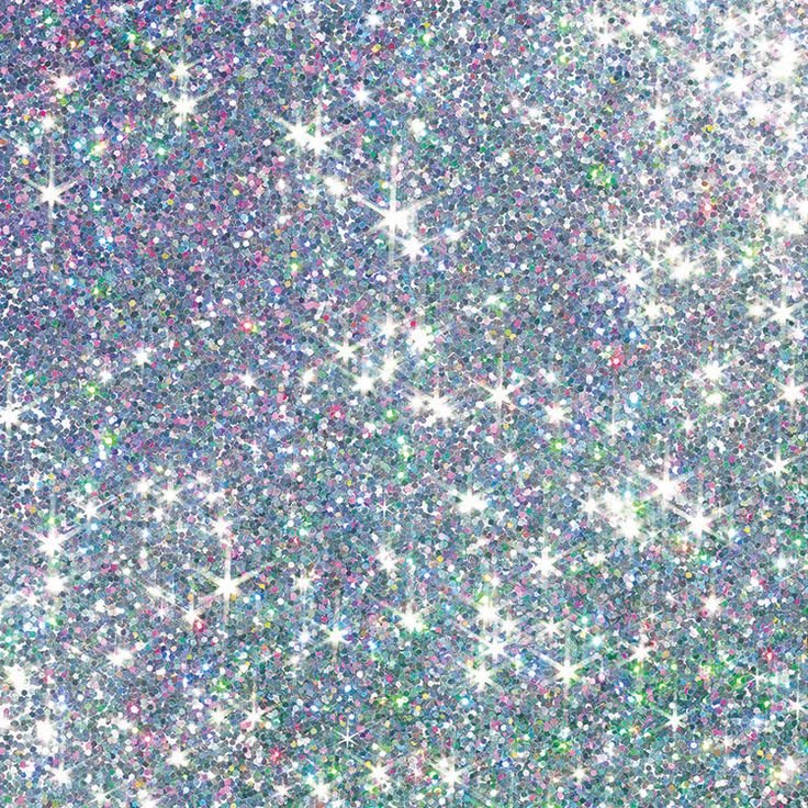 Белые блестки