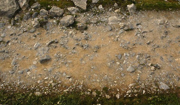 Почва камни