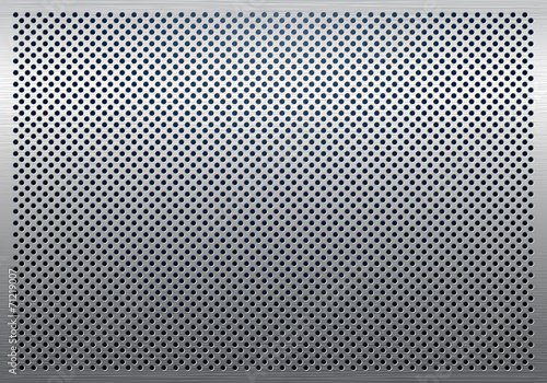Металлический фон с отверстиями