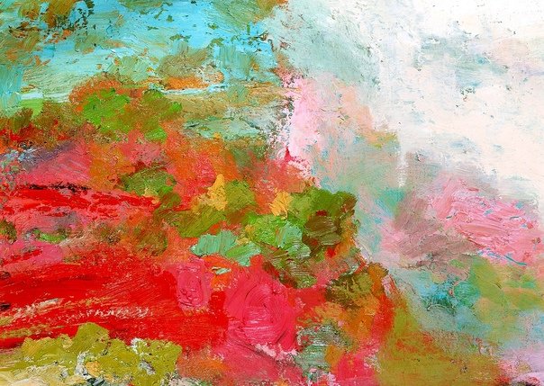 Фактуры гуашью