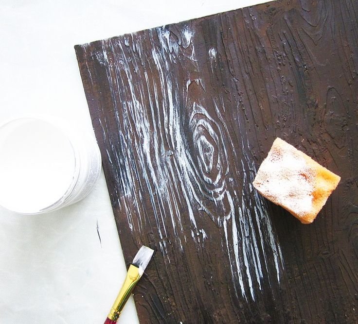 Имитация древесины красками