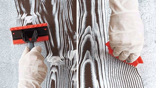 Структура дерева красками