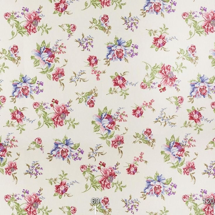 Ткань в цветочек