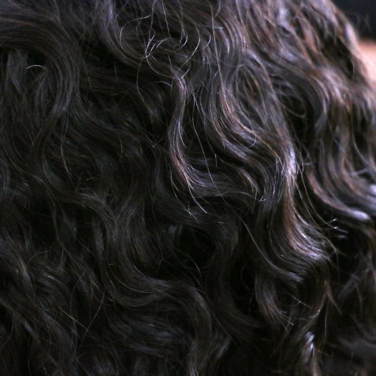 Кудрявые волосы Эстетика