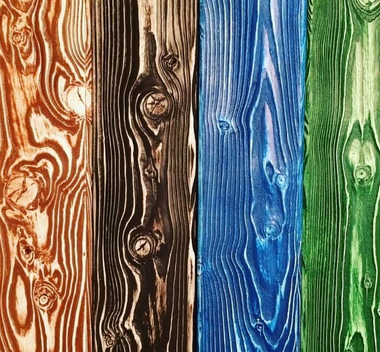 Браширование древесины блок Хаус