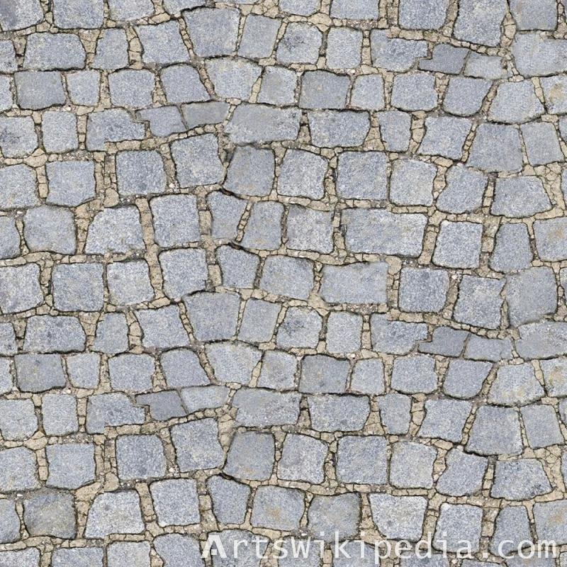 Брусчатка 3ds Max