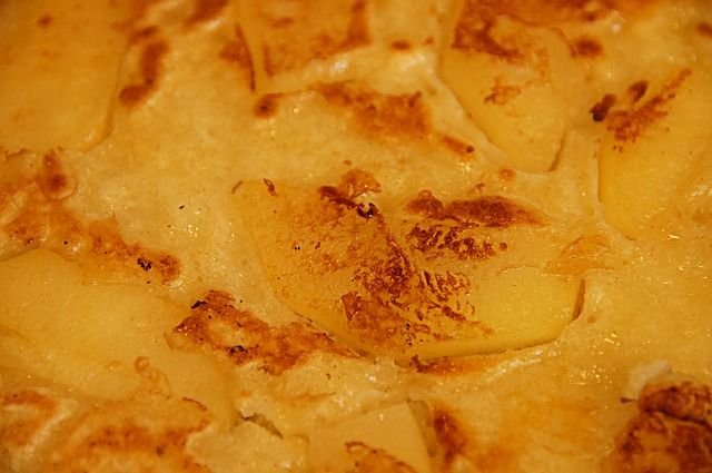 Блинный яблочный пирог