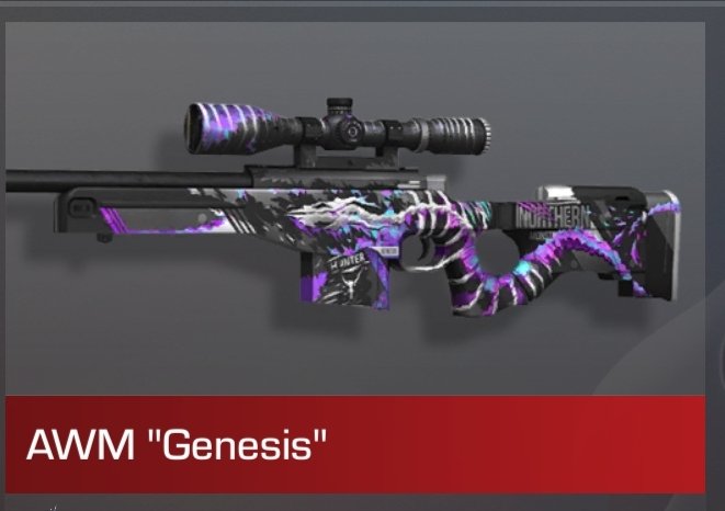 Скины стандофф 2 AWM Genesis