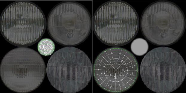 Текстура фары