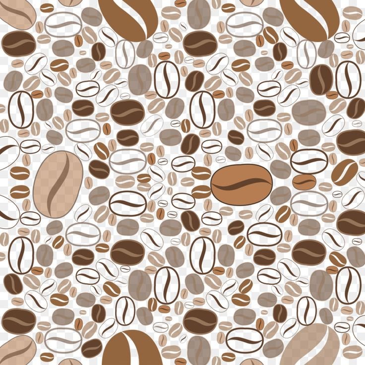 Кофе зерна паттерн вектор