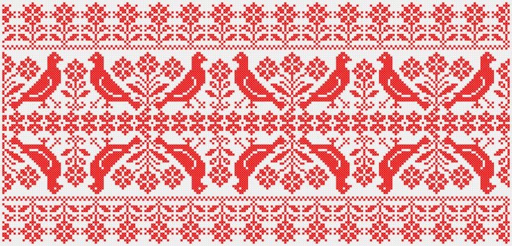 Рушник белорусский орнамент