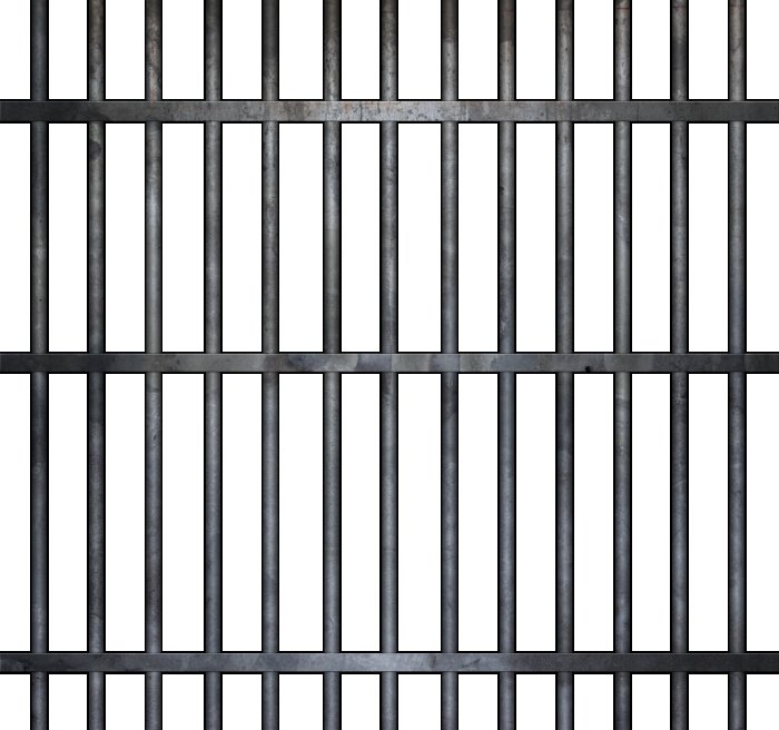 Решетка в тюрьме для фотошопа