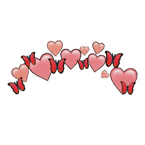 Сердечки над головой