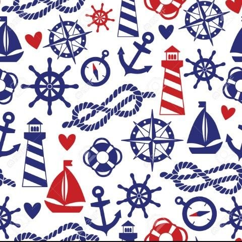 Орнамент морской тематики