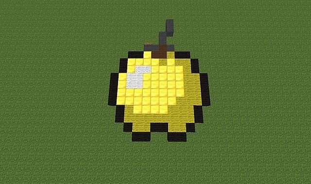 Зачарованное яблоко из МАЙНКРАФТА