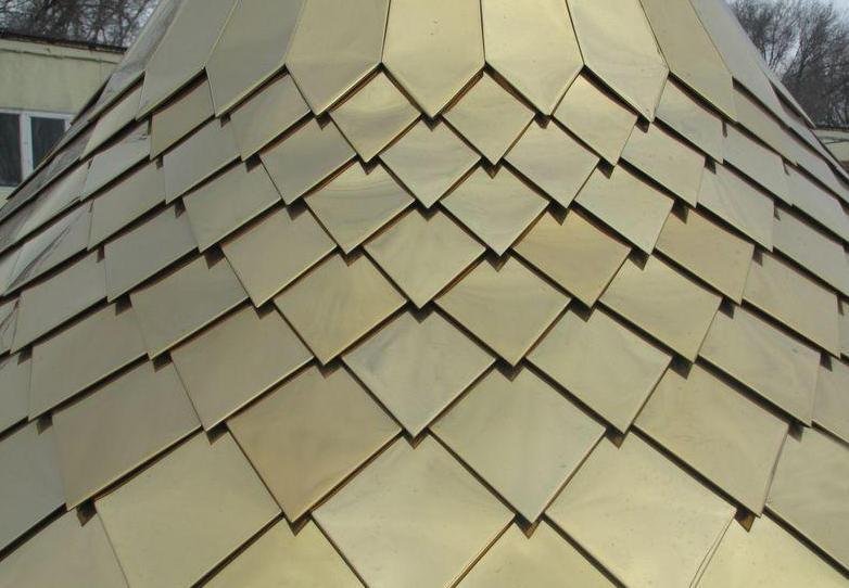 Фальцевая кровля шашечки