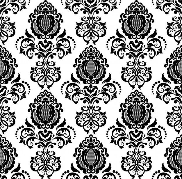 Бесшовный фон Дамаск